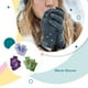 thumbnail image 5 of Guantes de punto bordados Minnieouse para mujer deportes al aire libre patinaje esquí ciclismo equitación flores cálidas color Púrpura claro, 5 of 6