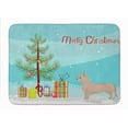 thumbnail image 1 of Carolines Treasures CK3815RUG Tan Chiweenie Christmas Tree Machine Washable Memory Foam Mat, 1 of 4