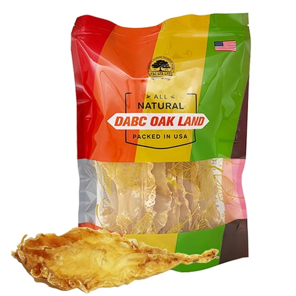 Fish Glue Rich in Collagen Skin Beauty Cuisine Tonic Dried New Zealand Cod Fish Maw Hua Jiao Large 8oz/bag