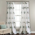 thumbnail image 5 of Lush Decor Rowley Birds Room Darkening Window Curtain Panels Blue/Gray 52X63+2 Set, 5 of 11