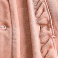 thumbnail image 6 of Womens Bath Robe Solid Color Thickened Long Coral Fleece With Pocket Plus Size Women Pjs,Pink,M, 6 of 8
