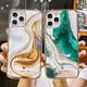 thumbnail image 2 of Funda de teléfono con textura de mármol degradado brillante para iPhone 14 11 12 13 Pro Max XR XS Max X 13 14Pro 14 Plus, funda de parachoques a prueba de golpes Tan Jianjun unisex, 2 of 2