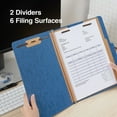 thumbnail image 5 of MyOfficeInnovations Moisture-Resistant Classification Folders 2/5 Top Tab Ltr 2 Div NavyBl 614620, 5 of 5