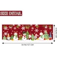 thumbnail image 2 of Christmas Valance, Tree Kitchen Valances, Snowman Gnome Curtains 54''x18'', Home Decor, Winter Snowflake Valance Curtains, 2 of 6