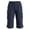 Navy, variant on Chiccall Cotton Cargo Shorts for Men Long Capri Elastic Below The Knee 3/4 Casual Summer Outdoor Hiking Shorts with Pockets (No Belt)