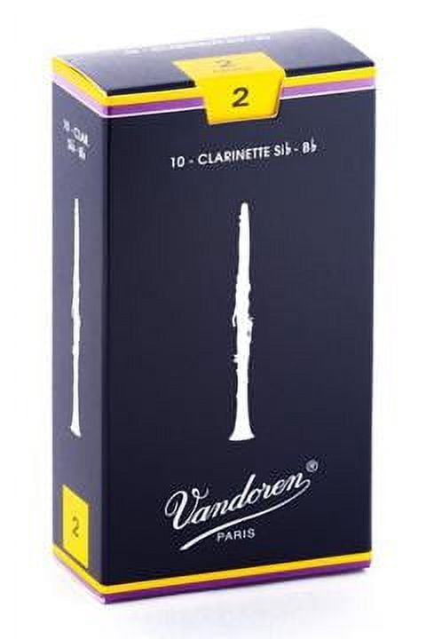 EASTROCK Bb Clarinet Reeds Strength 3.5 - 10 Pack French Cut Reeds For Beginners & Players