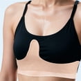 thumbnail image 2 of 10PCS Cotton Boob Bra Towel for Breast Towel Sling Bra Towels for Women 3 Layer Reusable Underboob Sweat Absorber Beige, 2 of 8