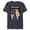 Navy Heather, variant on Star Wars Galaxy’s Villains Darth Vader Maul Grievous Jabba - Short Sleeve Blended T-Shirt for Adults - Customized-Dark Heather