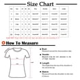 thumbnail image 3 of DeHolifer Womens T-shirts Orange Shirt Festival Short Sleeve Crewneck Printed T-shirt Loose Casual Fashion Tees Orange M, 3 of 4