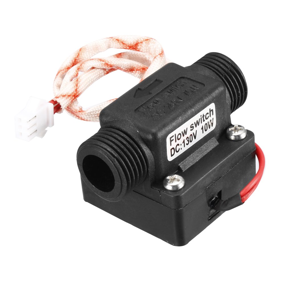 G1/2 Hall Effect Liquid Water Flow Switch Flowmeter Meter Counters 10W