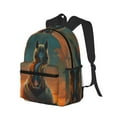thumbnail image 2 of Daiia Sunset Prairie Meditating Horse School Backpack for Men Women, Unisex Large Waterproof Bookbag Schoolbag Casual Daypack for High School/College/Teens/Travel/Work Black, 2 of 8