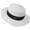 White, variant on Womens Beach Straw Sun Hat Summer Classic Boater Sun Hat Panama Short Brim Fedora for Party Travel