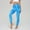 Blue, variant on WXLWZYWL Womens Workout Scrunch Leggings High Waisted Booty Butt Lifting Soft Full Length Leggings Tights Yoga Pants Tummy Control Lift Gym Booty Tights