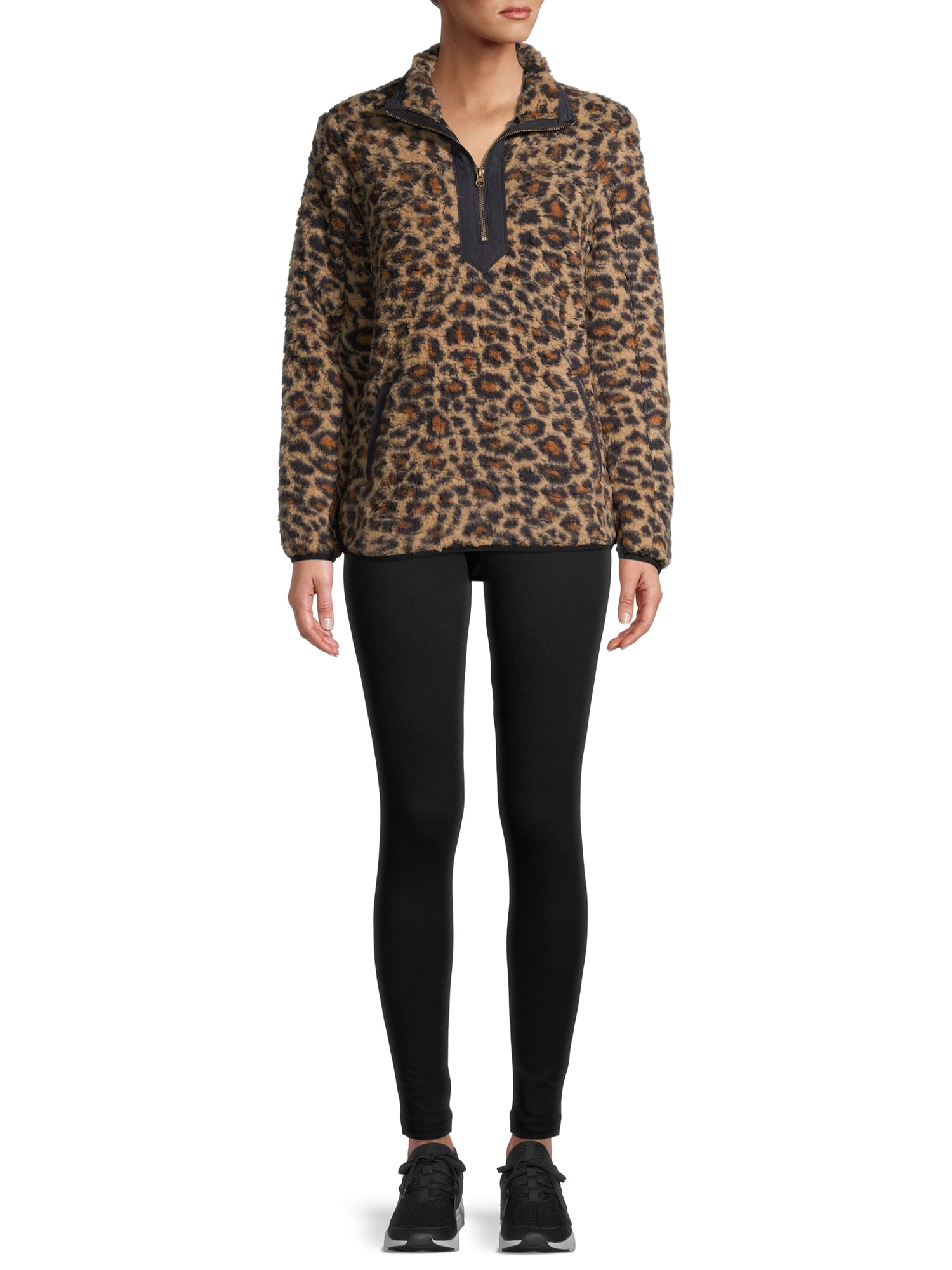 pink sherpa pullover walmart