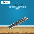 thumbnail image 2 of MARINE CITY 10-Slot Louvered Vent, 304 Grade Stainless Steel, Corrosion-Resistant with Mirror Finish, 20-13/16  4-7/16  1-1/2 Inches for Boats, Yachts, and Marine Pack of 1, 2 of 7