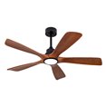 thumbnail image 2 of Eowynic 52" Farmhouse Ceiling Fan with Dimmable LED Light and Remote Control, 5 Solid Wood Blades, Revwesible DC Motor, 2 of 13