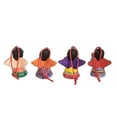 thumbnail image 3 of NOVICA Ceramic ornaments, 'Angels of the Flowers' (set of 4), 3 of 6