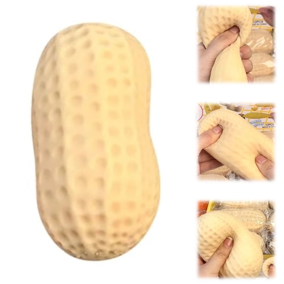 1 Pc Peanut Squeezable Friends - Slow-Rise Sensory Fidget Toys for Stress Relief,Cute Anxiety Aid & Gift
