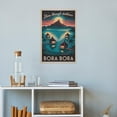 thumbnail image 4 of Inspirational Bora Bora Poster Retro Motivational Vintage Travel Wall Art for Bedroom Library Wellness Meditation Room Canvas Poster, 4 of 8