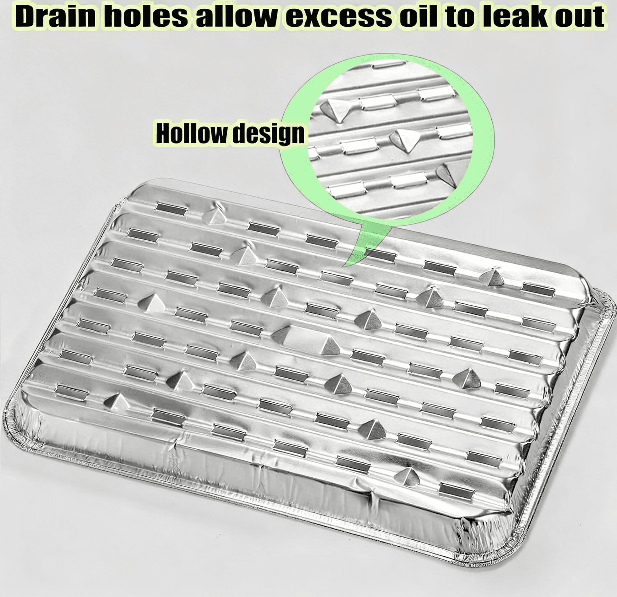 Aluminum Baking Pan Disposable Foil Pan for Oven Grilling Heavy Duty Liner Ideal for Outdoor Barbecue and Food Prep Baking Cooking and Storing Food 10PCS
