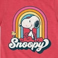 thumbnail image 3 of Peanuts - Snoopy Rainbow Clouds - Toddler And Youth Short Sleeve Graphic T-Shirt, 3 of 6