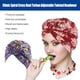 thumbnail image 3 of Sonducket Nudo Turbante Hijab Cruz Gorro Bohemio Estiramiento Plisado Pañuelo Sombreros Gorros Mujer Gorro Fiesta Banquete Type2 NO2, 3 of 6