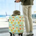 thumbnail image 3 of Pioneer Flower Floral Print Pattern Luggage Cover,Stretch Luggage Protective Sleeve with Top & Side Openings, Reinforced Stitching Gift Ideas for Students Professionals,S(18-20in), 3 of 7