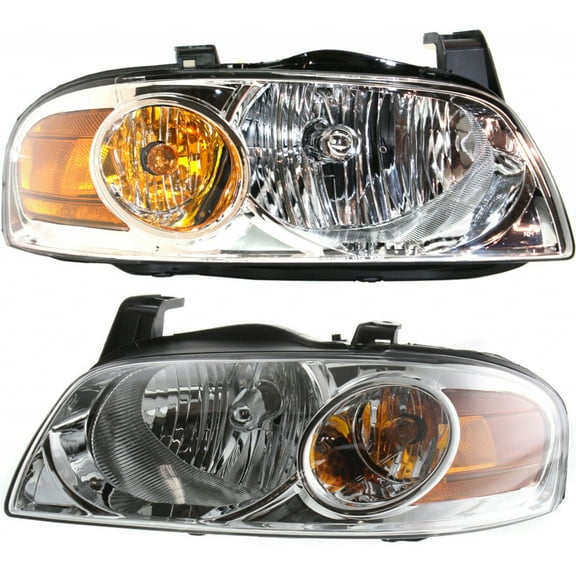 CarLights360: For 2004 2005 2006 Nissan Sentra Headlight Assembly Driver and Passenger Side DOT Certified w/Bulbs-Replaces NI2502151 NI2503151 (Vehicle Trim: Base ; )
