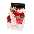 thumbnail image 1 of Caja de flores de jabón Jabón de flores en caja de regalo Jabón de rosas romántico Jabón de baño de flores Artificial para aniversario de boda Mamá, 1 of 9