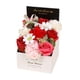 thumbnail image 1 of Caja de regalo de flores de jabón, flor artificial, jabón en caja de regalo, jabón de baño de flores para rojo, 1 of 9