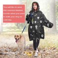 thumbnail image 4 of Wearable Oversized Blanket,Halloween Skull and Bone Pattern Wearable Blanket Hoodie for Adults,Cozy Hooded Blankets with Super Pockets,Super Warm Fuzzy Pullover for Women & Men, 4 of 6