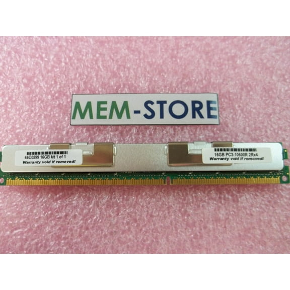 90Y3221 16GB(1X16GB) PC3-8500 1066MHz 1.35V VLP Memory IBM BLADECENTER HX5 (3rd Party)