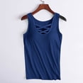 thumbnail image 4 of Byworldtasic Plus Size U-Back Casual Workout Tank Tops for Women with Built-in Bra Padded Racerback Gym Athletic Yoga Tops, 4 of 8