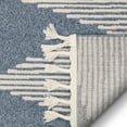 thumbnail image 5 of Well Woven Zella Denim Blue Tribal Diamond Medallion Area Rug 3x5 (3'11" x 5'10"), 5 of 7