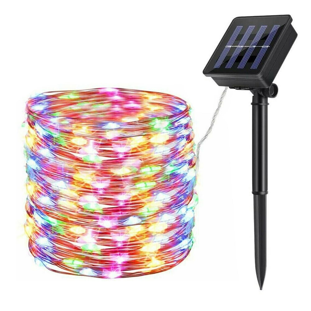 Details about   Outdoor Solar Fairy String Lights Copper Wire Waterproof Garden Decor 100/200LED 