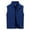 Blue, variant on MELDVDIB Mens Vest Coats Zip-Up Fuzzy Fleece Lined Oversized Sleeveless Stand Collar Jackets Light Weight Solid Collar Outwear with Pockets