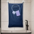 KEEPJOY XL Hanging Laundry Hamper Bag, Blue Oxford Fabric Hanging