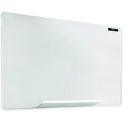 White Kaiman Magnetic Glass Dry Erase Presentation Board (White, 24"x16")