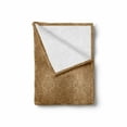 thumbnail image 2 of Abstract Soft Flannel Fleece Throw Blanket, Floral Pattern with Strokes Dots and Curves Composition Retro, Cozy Plush for Indoor and Outdoor Use, 50" x 70", Pale Brown Camel, by Ambesonne, 2 of 6