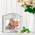 thumbnail image 3 of Malden International Designs Wedding"50th Anniversary" Two Tone Picture Frame, 4 by 6-Inch, Gold/Silver, 3 of 5