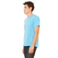 thumbnail image 3 of BELLA+CANVAS T-Shirt Unisexe Col Rond Triblend Manches Courtes, TG, Aqua Triblend, 3 of 3