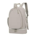thumbnail image 3 of Mochila de tenis tipo duffel para portátil con capacidad para 3 raquetas y compartimento para zapatos gris, 3 of 8