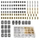 thumbnail image 1 of Anillo De Rastas Para El Cabello, Anillos De Cuentas Para Rastas Para El Cabello 119 Piezas Retro Exquisita Plata Dorada Para Barba Para Mujeres ANGGREK Braid Hair Clip Accessories, 1 of 8