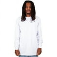 thumbnail image 2 of Shaka Wear Men's Max Heavyweight Cotton Long Sleeve Crew Neck T-Shirt - White - XXL, 2 of 4