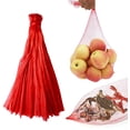thumbnail image 1 of 100 Pcs Seafood Boiling Bags Bulk, Plastic Shellfish Clam Mesh Bags, Fruit and Vegetable Produce Packaging Net 12 Inch/35CM, 1 of 4