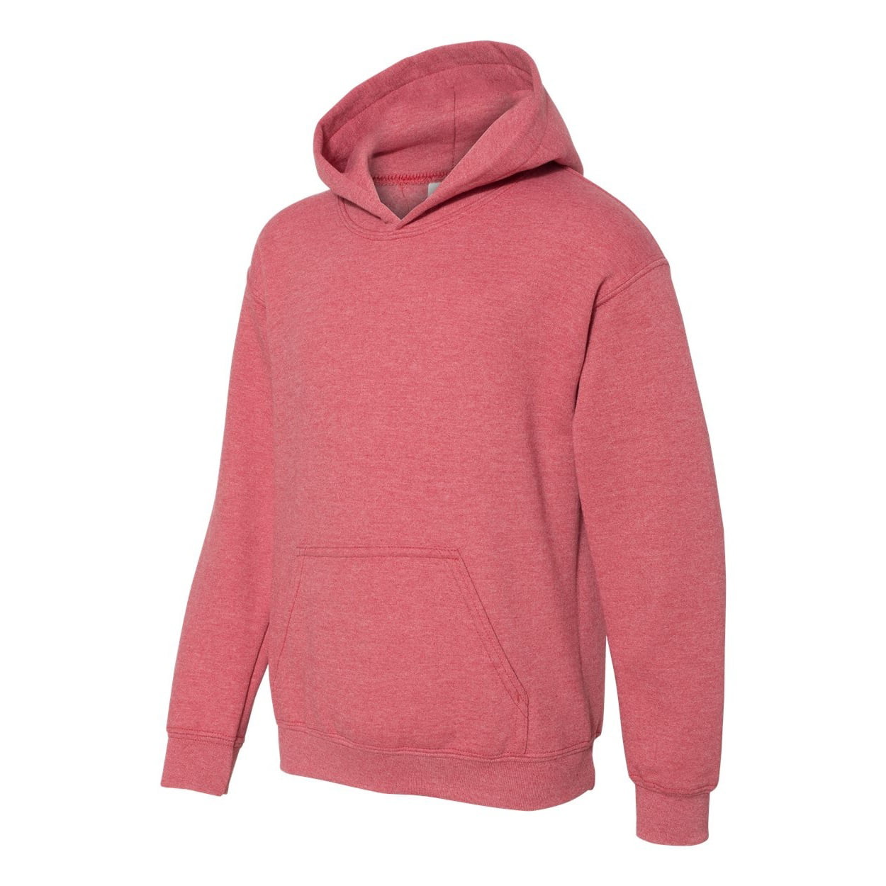 XL Red Gildan Heavy Blend Childrens Unisex Hooded Sweatshirt Top/Hoodie
