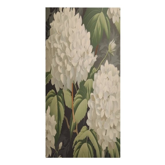 RKSupls White Flowers Green Leaves Microfiber Beach Towel Absorbent Compact Towels for Swimming Pool Beach Travel Things for Vacation Essentials Adult Gift,61.4Ă—30.3Inch