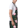 thumbnail image 3 of Lsque Pink Sleeping Fox Waterproof Apron Chef Aprons for Men Heavy Duty Chemical Work Apron Extra Long Grilling Aprons with Adjustable Bib Apron, 3 of 9