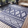 thumbnail image 1 of Outdoor Rug x ft Reversible Plastic Straw Patio Camping Rugs Large Foldable Outdoor Carpet Deck Rugs for Patio RV Outside Entry Backyard Bench Picnic &, 1 of 8
