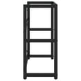 thumbnail image 2 of vidaXL Bathroom Washbasin Frame Black 79x38x83 cm Iron, 2 of 4